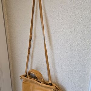 Madewell Tan Leather Crossbody Bag